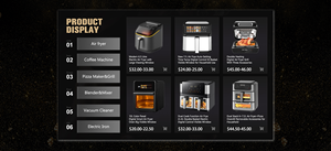 ANBOLIFE <span class=keywords><strong>2023</strong></span> Freidora de Aire Digital Inteligente de Vidrio de 6L y 1600W, Nueva, Económica, Directo de Fábrica, con Logotipo Personalizado, <span class=keywords><strong>para</strong></span> Uso Doméstico y Comercial - Product Image 6