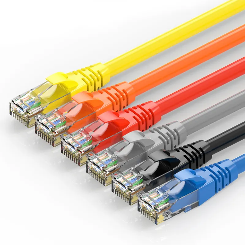 Cat5e UTP RJ45 สาย Ethernet สายเคเบิลเครือข่ายสายแพทช์ OEM 0.3m 0.5m 1m 2m 3m 5m 10m 20m 30m 40m 50m 60m