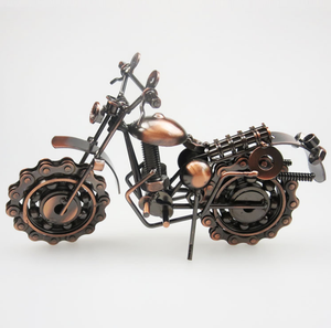 Decorazione della casa antica <span class=keywords><strong>in</strong></span> metallo artigianato <span class=keywords><strong>in</strong></span> ferro ornamenti e modello di <span class=keywords><strong>moto</strong></span> regali creativi per gli amanti dell'arte tecnica di fusione - Product Image 3