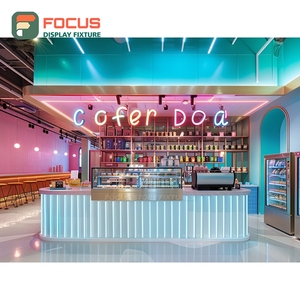 ชั้นวางแสดงสินค้ากาแฟแบบถุง ชั้นวางเมล็ดกาแฟ โซนสินค้า ไม้โอ๊คธรรมชาติ ชั้นวางโชว์สินค้าในร้าน - Product Image 2