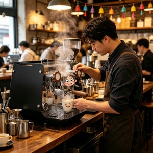 เครื่องชงกาแฟเอสเพรสโซ่ E61 1 หัวชง ระดับมืออาชีพ สำหรับใช้ในบ้าน/ร้านกาแฟ กำลังไฟ 2400 วัตต์ หม้อต้มคู่ ปรับแต่งได้หลากหลาย พร้อมระบบไอน้ำแรงสูงแบบแห้ง - Product Image 3