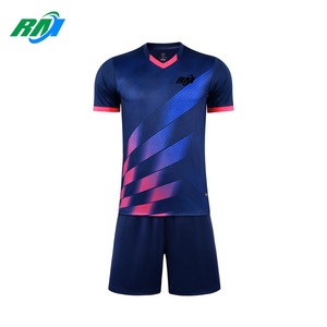 Ensembles de maillots de football imprimés par transfert thermique sur tout le corps, maillots de football de haute qualité à bas prix, vêtements de sport pour hommes, découpe automatisée - Product Image 1