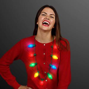 Collier lumineux LED DAMAI pour Noël, avec ampoules pour fêtes de fin d'année, 9 ampoules LED, accessoires pour pulls de Noël (lot de 2) - Product Image 3