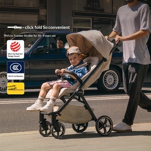 <span class=keywords><strong>Poussette</strong></span> bébé TRVL LX certifiée 3C Chine continentale, en alliage d'aluminium, avec amortisseur, légère, pliable, compatible bagage cabine, 22 kg - Product Image 1