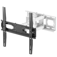 Support mural TV articulé à 6 points, inclinable et orientable, robuste, VESA 400x400mm pour téléviseurs LCD LED de 32 à 75 pouces