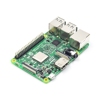 Ahududu Pi 3 Model B 1GB RAM dört çekirdekli 1.2GHz 64bit CPU WiFi tek-kart bilgisayar E14 sürüm