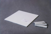 SANPONT Prix de gros Plaque de gel de silice TLC à dos en verre 2,5*5cm Épaisseur de revêtement 0,2-0,25mm 6,2-6,8 PH Pureté 99,9% SiO2
