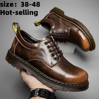 Chaussures décontractées pour hommes en cuir véritable, grandes tailles, bottes de travail, très vendues