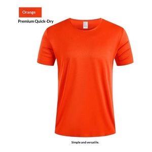 Camiseta Deportiva <span class=keywords><strong>de</strong></span> Manga Corta con Cuello Redondo, Ajustada, <span class=keywords><strong>de</strong></span> Secado Rápido y con Brillo, para Uniformes <span class=keywords><strong>de</strong></span> Equipo, Maratón y Trabajo, Tienda <span class=keywords><strong>de</strong></span> Fábrica - Product Image 4