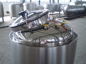 Réservoir de stockage en acier inoxydable pour produits chimiques, huile, lait et boissons, vente chaude directe usine Chine - Product Image 6