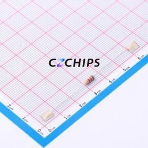 CR1/4W-1K2 5%-OT52ตัวต้านทานผ่านรูผ่านส่วนประกอบ (THT), ฟิล์มคาร์บอน D2.7xL6.2mm 1.2Kohm 5% 250V - Product Image 1