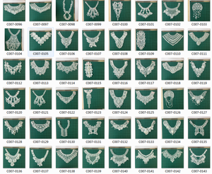 Apliques de Encaje para Cuello de Prendas al por Mayor, Encaje Bordado Cosido para Ropa - Product Image 4