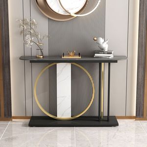 Ánh Sáng Sang Trọng Foyer Bảng Ý Phong Cách Treo Tường Biểu Ngữ Lối Vào Cửa Giao Diện Điều Khiển Bảng Cung Cấp Bảng Đá Cẩm Thạch Tủ Đá - Product Image 5