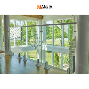 Thiết kế hiện đại tùy chỉnh Patio lan can ban công thép không gỉ cầu thang lan can kính lan can kính cầu thang lan can - Product Image 5