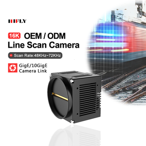 Cámara Industrial de Escaneo Lineal HIFLY de Alta Velocidad 16K 72kHz Mono CMOS 10gige para Inspección por Visión Artificial - Product Image 1
