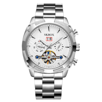 Unique Multi Fonction Bracelet En Acier Inoxydable Top Marque De Luxe Tourbillon Montre Hommes Montre-Bracelet Hommes Automatique Mécanique Montres
