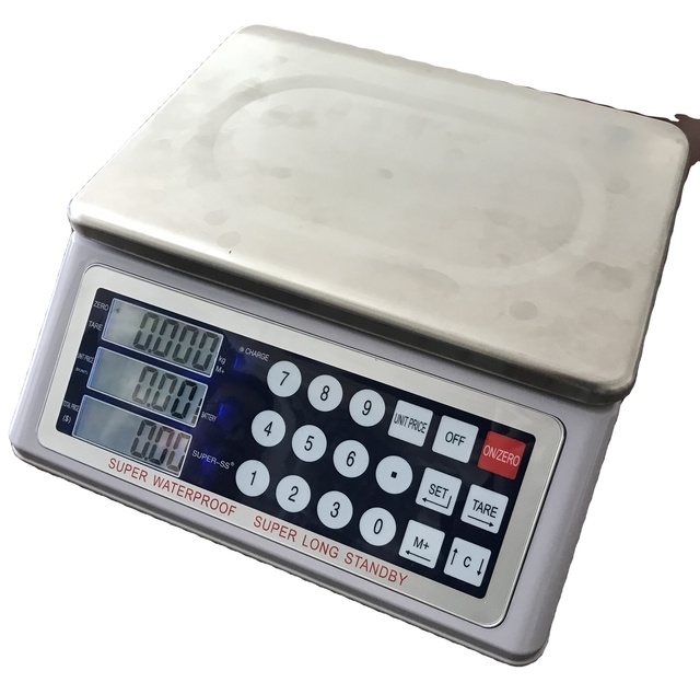 ACS IP68 Waterproof Price Computing Scale Seafood Fruit Vegetable Scale 30kg
