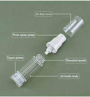 Botol plastik pompa Lotion Serum kosong grosir parfum semprot kecil sampel Mini 5mL 10mL 12mL 15mL kemasan percobaan 5mL 10mL
