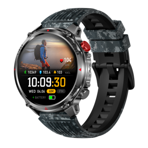 2026 HT45 Smart Watch 1100mAh Battery Flashlight Fitness Tracker BT Call Blood Oxygen Features Waterproof Android Smart Watch - Product Image 3