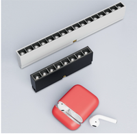 Arcllux Mini spot LED magnétique encastré ou suspendu 15 mm avec puce COB en aluminium 48V 24V dimmable certifié CE ROHS