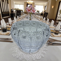 Verre en cristal transparent Lalique personnalisé, style bohème, pour mariage, écologique, durable, de qualité alimentaire, non toxique, à large ouverture, fait main
