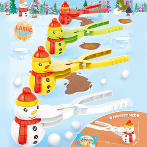 Kit d'outils pour faire des boules de neige, activités hivernales en plein air, bataille de boules de neige, deux tailles, forme de bonhomme de neige, cœur, canard, jouet à neige pour enfants - Product Image 4