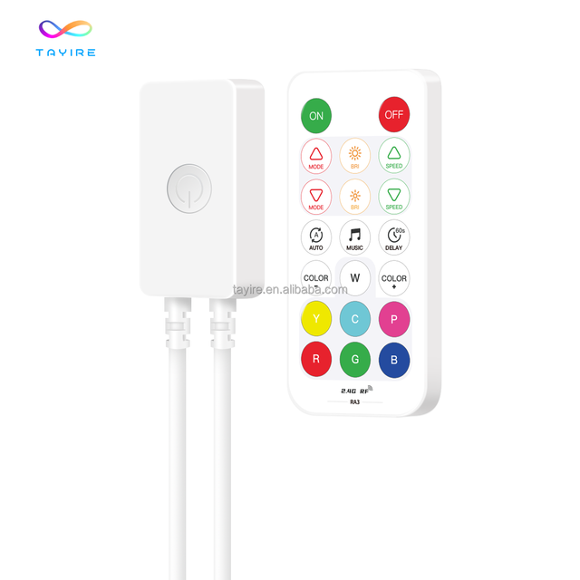 DC5V-24V RGB RGBW Mini LED Controller SPI PWM APP BT Dimmer SP643E SP648E RF Remote Control 3CH 4CH LED Light Strip Controller