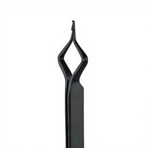 Nouvelle pince à épiler d'isolation pince à sécrétion de cils rapide séparateur outil d'extension pince à épiler pour greffer la pointe droite - Product Image 1