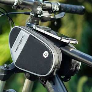 Bolsa delantera para bicicleta con pantalla táctil, bolsa para manillar, accesorios para bicicletas, bolsa para teléfono. - Product Image 2