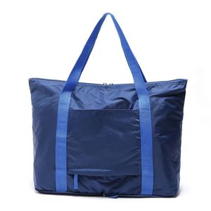 Custom Woman Foldable Folding Expandable Collapsible Waterproof Weekender <b>Overnight</b> <b>Holdall</b> Duffle Luggage Travel Folding Bag Wi - Product Image 3