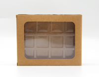 Boîtes d'emballage en papier kraft personnalisées pour les cire parfumée, ensembles de boîtes pour les bonbons