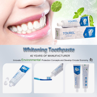 Dentifrice blanchissant à la menthe poivrée sans fluorure, marque privée, pour la vente en gros de produits personnalisés