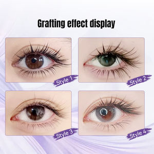 Yelix Camellia avec colle LJ LC, éventails de cils préfabriqués style chinois, extensions de cils 8-12mm, plateaux de cils - Product Image 4