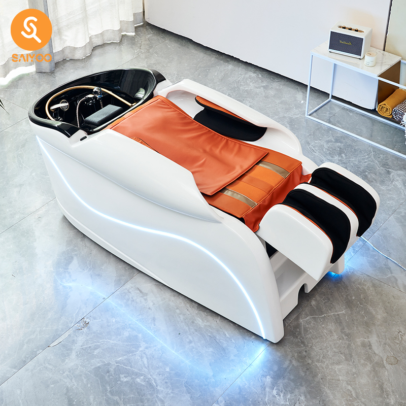 Modern LED Luxury Shampoo Chair with
