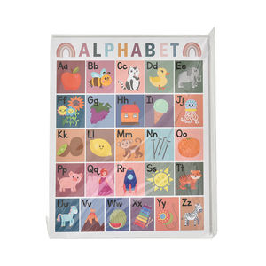 Tarjetas de Cartulina con Laminado Mate Personalizadas para Educación Temprana, Diseño Simple de Tarjetas de Papel Cognitivas para Jardín de Infancia - Product Image 2