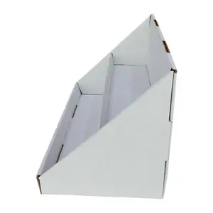 定制设计展示波纹可折叠双壁市场货架纸托盘工厂制造商廉价纸包装盒