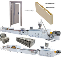 Línea de Extrusión de Puertas de WPC con Tecnología de Doble Tornillo, Procesamiento Automático, Soporte Técnico desde las Materias Primas hasta los Productos Terminados