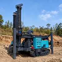 Foreuse rotative diesel-pneumatique portable Feiyang pour l'extraction d'échantillons de roche et la construction de puits d'eau, profondeur max. 260 m