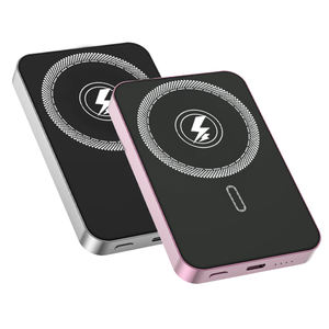 Batteries Externes Magnétiques Sans Fil <span class=keywords><strong>Mag</strong></span> 5000mAh 10000mAh Modèle 2025 Direct Usine à Charge Rapide avec Logo Personnalisé et <span class=keywords><strong>Prix</strong></span> de Gros - Product Image 1