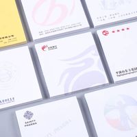 Professionnel pas cher personnalisé carré affaires bureau créatif 3x3 pouces papier adhésif notes autocollantes écriture bloc-notes avec Logo
