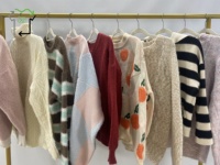 Pull-over d'occasion confortable en gros, de haute qualité, chaud, mode hiver, sans capuche, manteau en polyester/coton mélangé