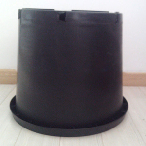 <strong>Large</strong> Eco-Friendly PP Black Plastic Nursery <strong>Flower</strong> <strong>Pots</strong> for Home &amp; Garden-Various Sizes - Product Image 4