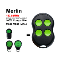 Télécommande de porte de garage M832 433,92 MHz à code roulant, transmetteur de remplacement compatible avec M842 M844 M230T M430R