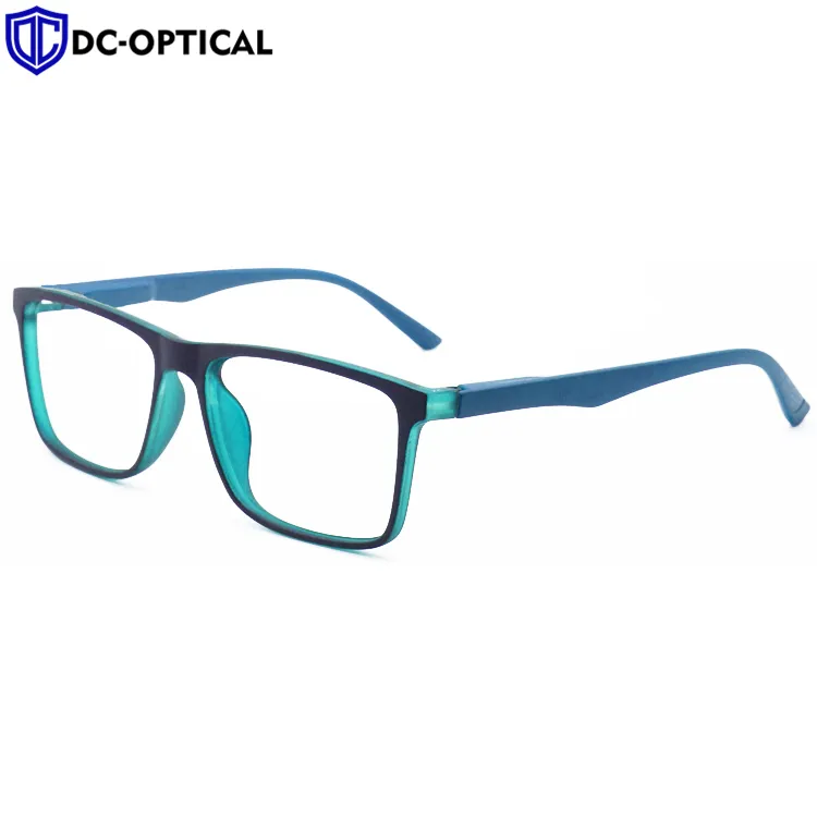 Offre Spéciale optique plastique carré lunettes de lecture hommes Design classique lunettes PC matériel plastique ressort charnière lunettes de lecture