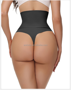 Hot-selling Women's <strong>High</strong> <strong>Waist</strong> Solid Color Shapewear Panty Comfortable Soft Sexy T-back Seamless <strong>High</strong>-Rise Body Shaper <strong>Thongs</strong> - Product Image 3