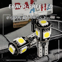 Lagerverkauf 24V 1W Fehlerfreie 194 T10 168 W5W LED-Glühbirne 5050 5SMD Canbus Naturweiß für Karten- und Innenraumbeleuchtung