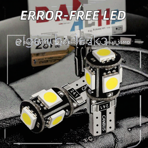 โปรโมชั่นสินค้า หลอดไฟ LED 24V 1W รุ่น 194 T10 168 W5W  5050 5SMD Canbus แสงสีขาวธรรมชาติ สำหรับไฟแผนที่และไฟโดม  ไม่มีปัญหา Error-Free - Product Image 2