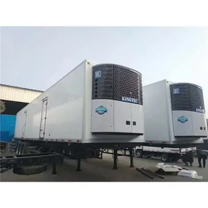 3轴40英尺制冷拖车60吨冷却面包车冷藏车卡车拖车在哥伦比亚出售