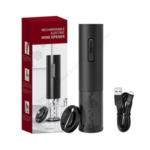 Tire-bouchon automatique rechargeable CL347 en acier inoxydable avec coupe-capsule pour vin en gros - Product Image 5