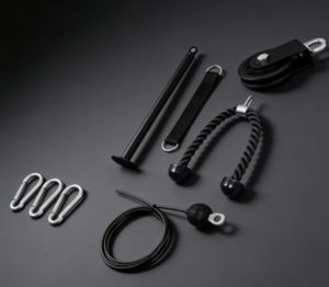 Kit de Fitness Doméstico DIY Transfronterizo con Banda de Resistencia de <span class=keywords><strong>Polea</strong></span> para Entrenamiento de Brazos y Tríceps, Modelo WS6095 - Product Image 4